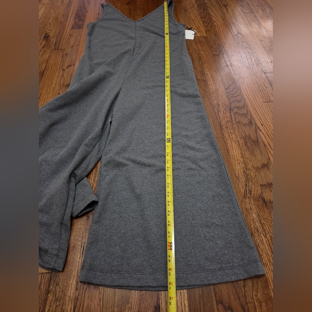 Mohnton Made Gray Sleeveless Jumpsuit- Medium NWT - Picture 11 of 15